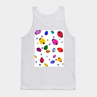 Fun bright ladybug pattern Tank Top